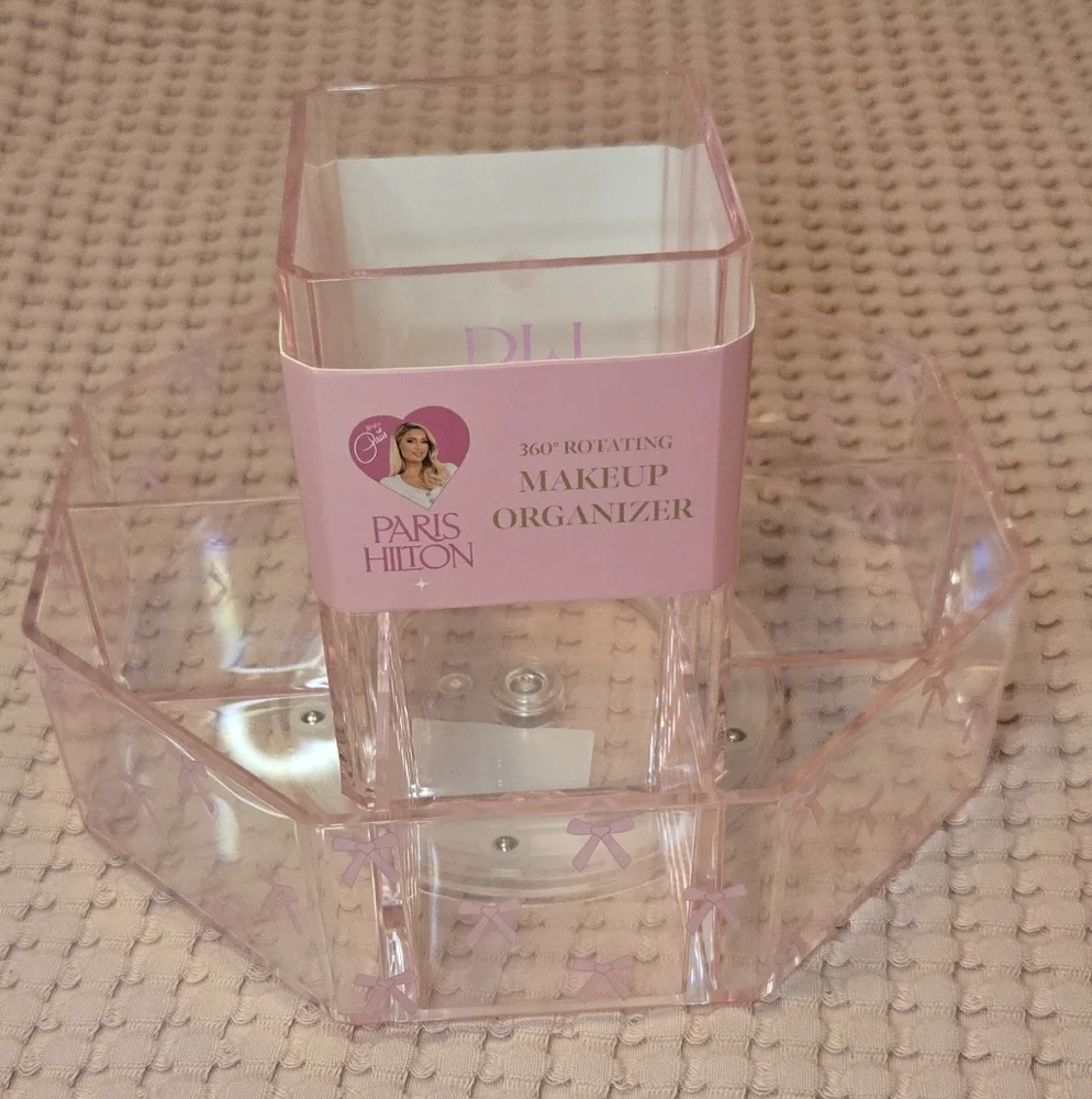 Paris Hilton Pink Bow Makeup Organizer